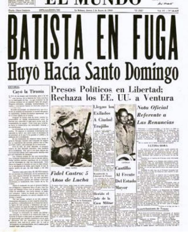 1 de enero de 1959 en Cuba