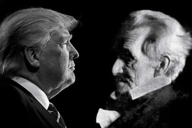 Donald Trump y Andrew Jackson