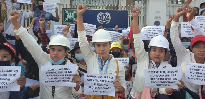 Ejército de Myanmar: Trabajadores y Sindicatos en Primera Línea de Lucha contra el Golpe