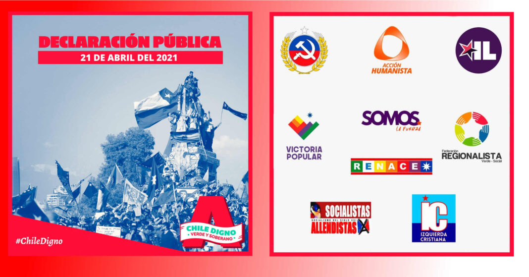 Chile Digno Apoya Acusación Constitucional y Huelga General del 30 de Abril