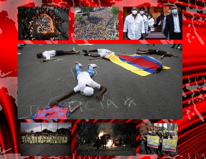 Impresionantes Imágenes de la Masacre en Colombia.