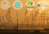 Cuatro empresas del oligopolio de la energía eléctrica Un Cuarto de los Gases de Invernadero lo Generan Cuatro Empresas Eléctricas