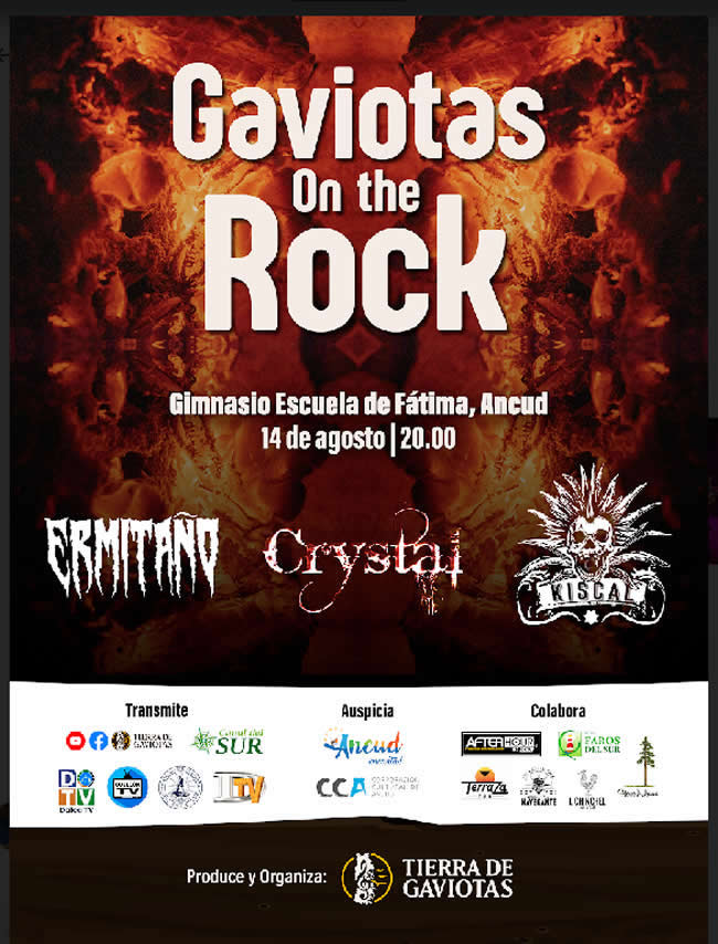 Domingo 14 de agosto, en Ancud: Con Usteeeedeeees, ¡La Segunda Edición de “Gaviotas on the Rock” 