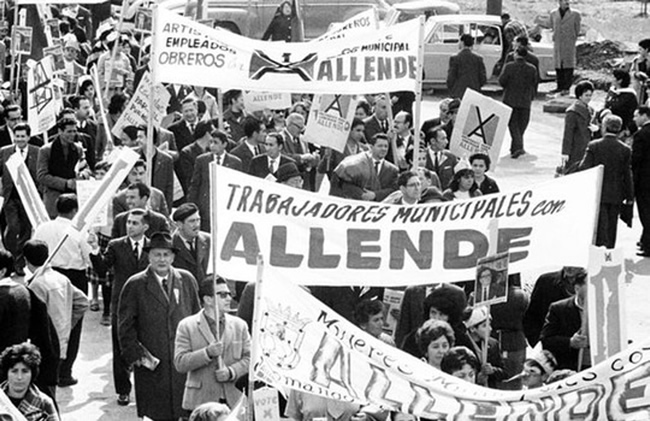 El pueblo con Allende